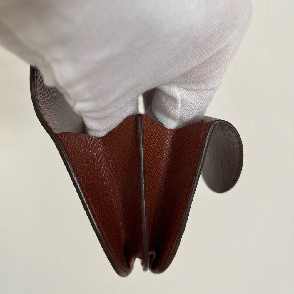 Vintage Louis Vuitton Monogram Coin Purse Wallet Porte Monnaie Gusset 1993 - Picture 9 of 17